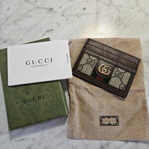 Authentic Gucci Ophidia Card Case